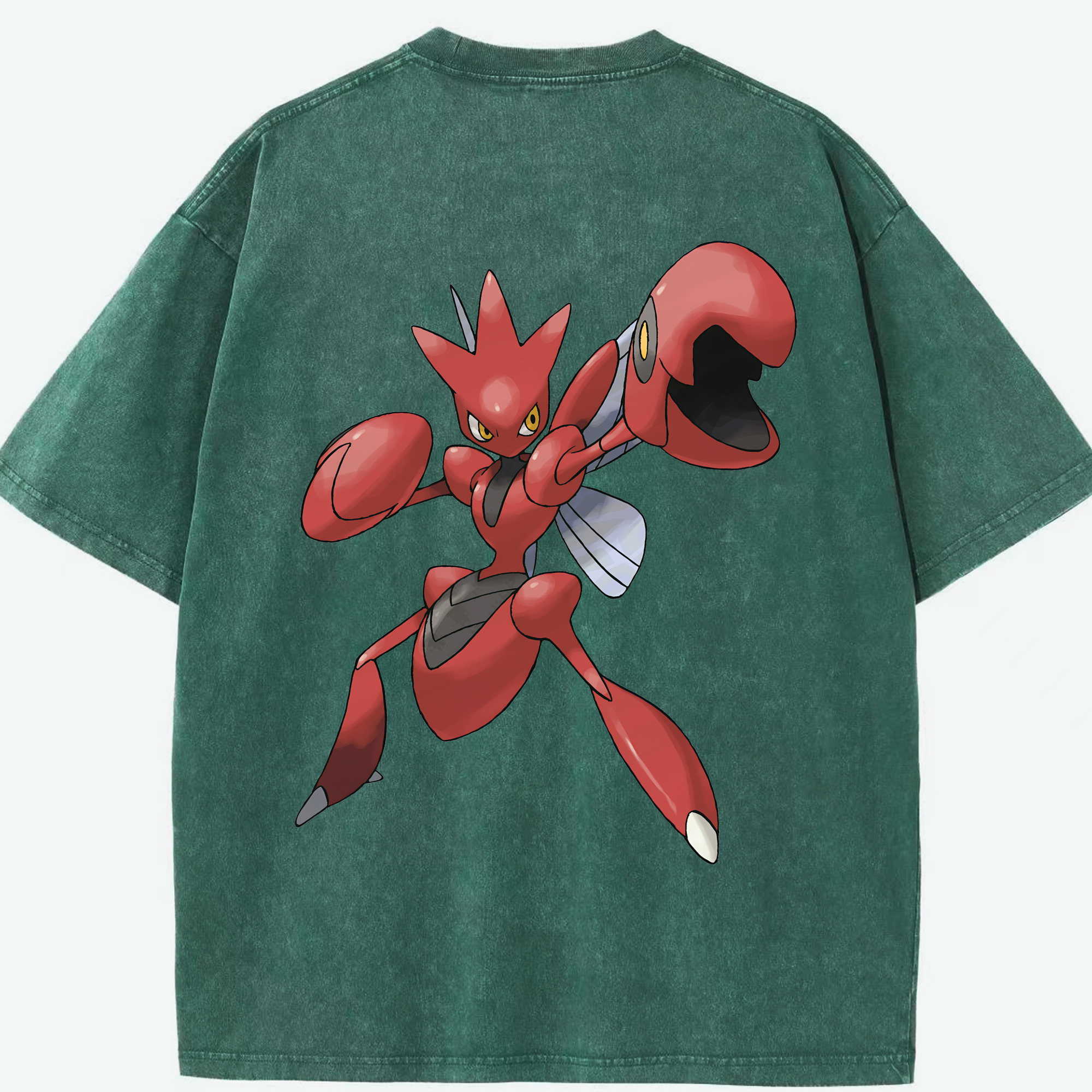 （画像用） ポケットモンスター Pokémon 綿100% ヴィンテージ風 半袖Tシャツ（背面プリント）